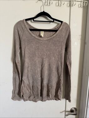 Freeloader Lightweight Ribbed Long-Sleeve Top  S